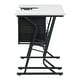 preview thumbnail 10 of 14, Studio Designs Eclipse Ultra Grey and White Wood Top Sewing Table