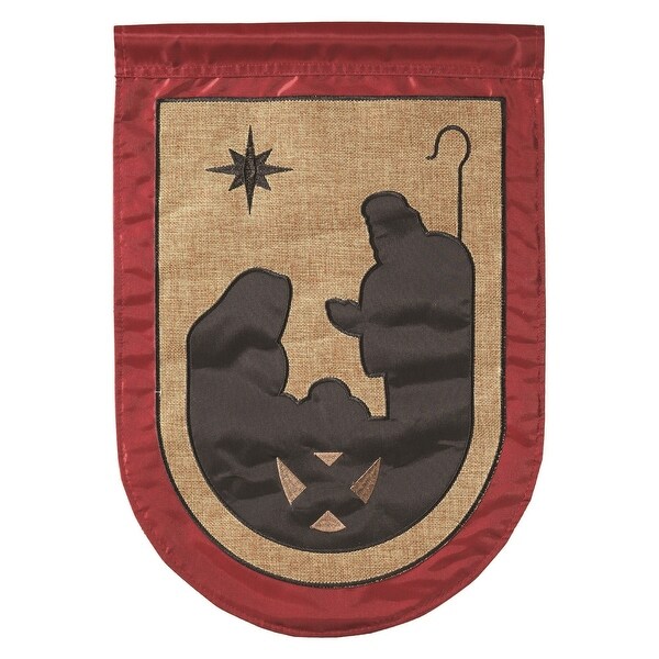Holy Family with Star Christmas Garden Flag 13" x 18" - N/A