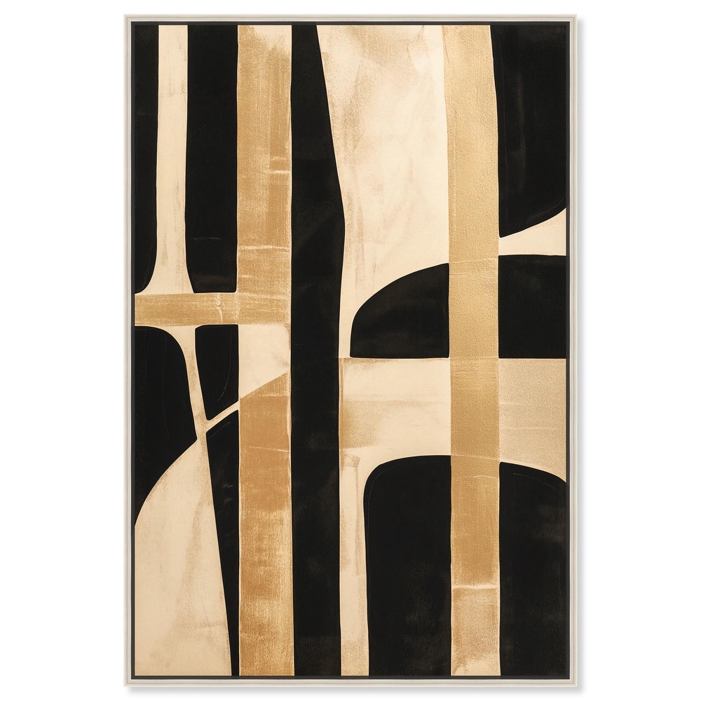 Noir and Gold I Canvas by Art Remedy