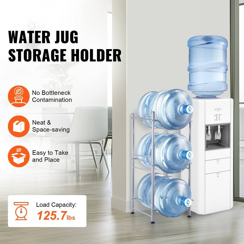 Water Jug Holder Heavy Duty Water Jug Rack for Kitchen, Office, Living Room