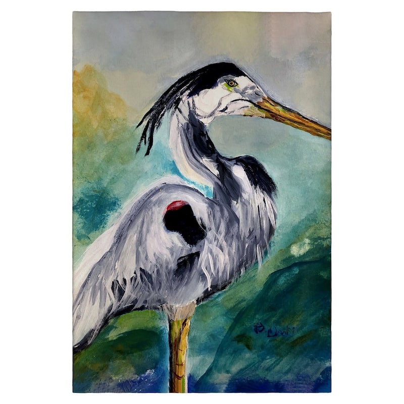 Betsy's Blue Heron Guest Towel - 20x20