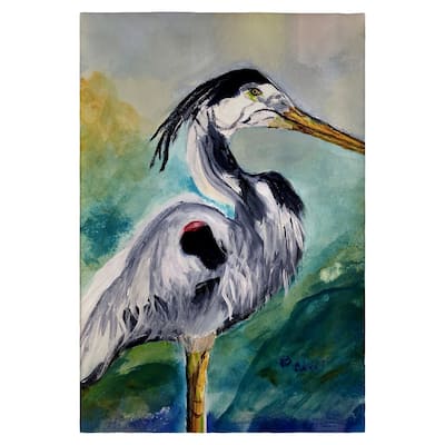 Betsy's Blue Heron Guest Towel - 20x20