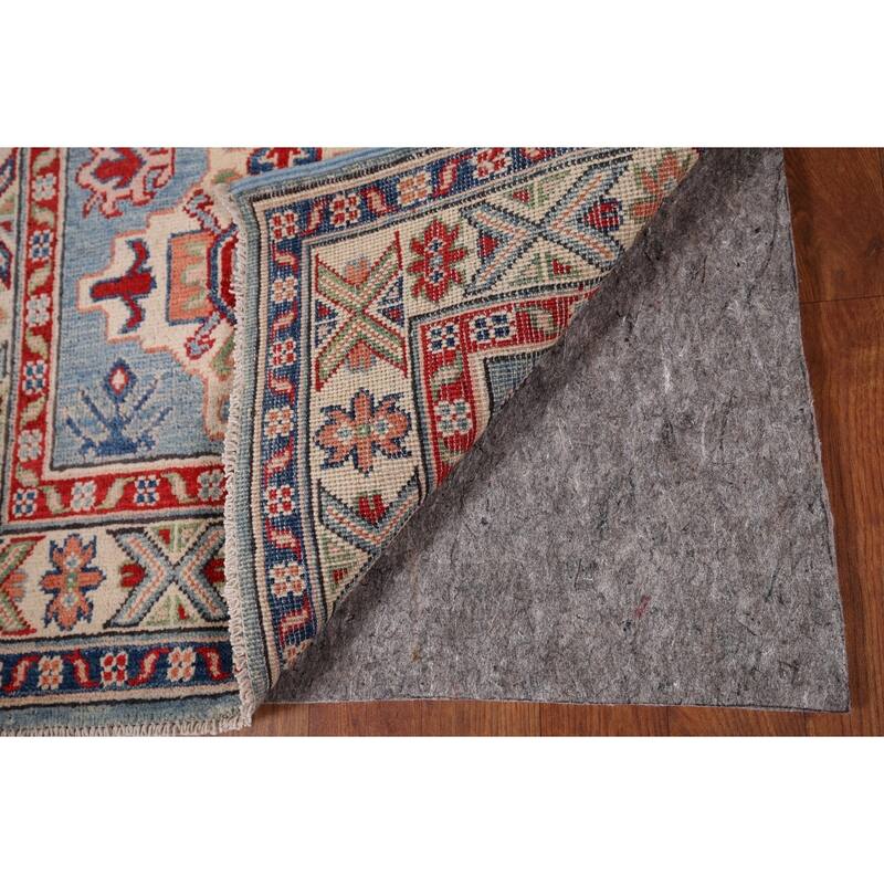 Kazak Accent Rug Handmade Foyer Wool Carpet - 2'7" x 3'10"