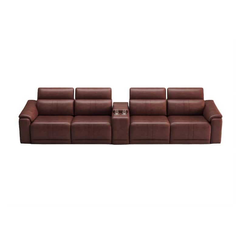 Power Recliner 5-Piece Sofa Set with Storage Console