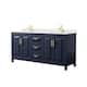 Option Dark Blue / Giotto Quartz Top / Brushed Gold