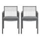 preview thumbnail 4 of 5, Outdoor Dining Chair Set of 2, Outdoor Armchair Seating