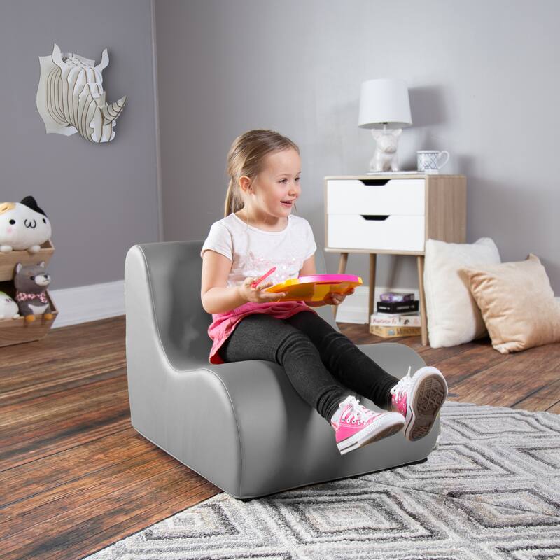 Jaxx Midtown Jr Classroom Soft Foam Chair - Premium Vinyl