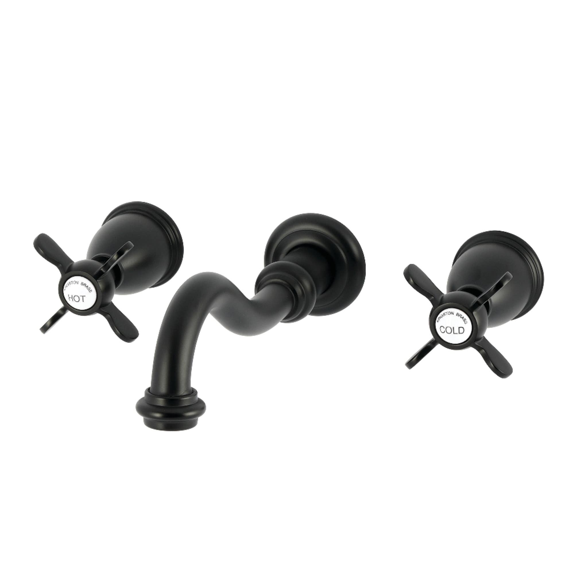Kingston Brass Essex Double-Handle Wall Mount Bathroom Faucet