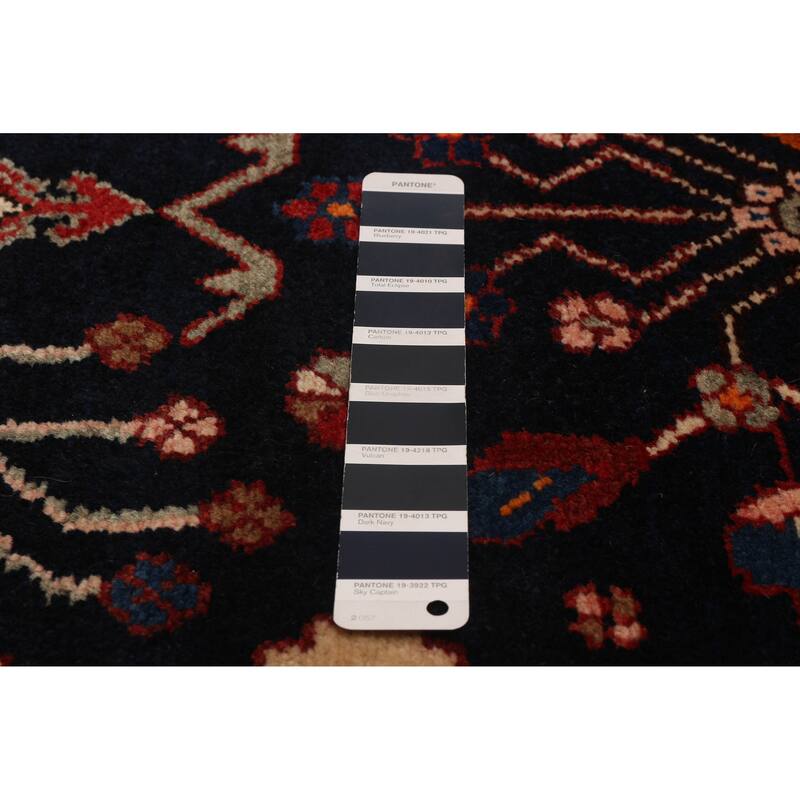 ECARPETGALLERY Hand-knotted Anadol Navy Wool Rug - 3'8 x 16'9