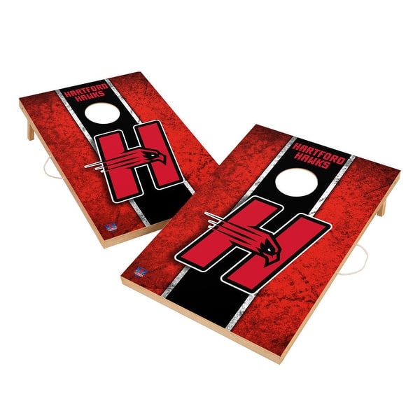 slide 2 of 5, Vintage Hartford Hawks Regulation 2x4 Cornhole Set