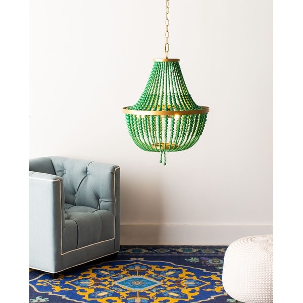 Safavieh Collection Inspired by Disney's Live Action Film Aladdin-Safavieh Lighting Prince Chandelier - 16.5" x 16.5" x 25-97". Opens flyout.