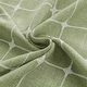preview thumbnail 30 of 39, No Hooks Linen Textured Geometric Tassels Shower Curtain with Snap-in Liner