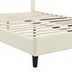 preview thumbnail 16 of 17, Full Size Platform Bed with Rainbow Shaped Headboard and LED Light Strips