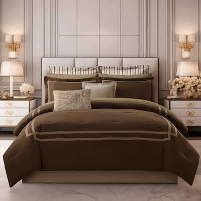 Wonderful Hotel Comforter Set Bag in A Bag 8 Piece