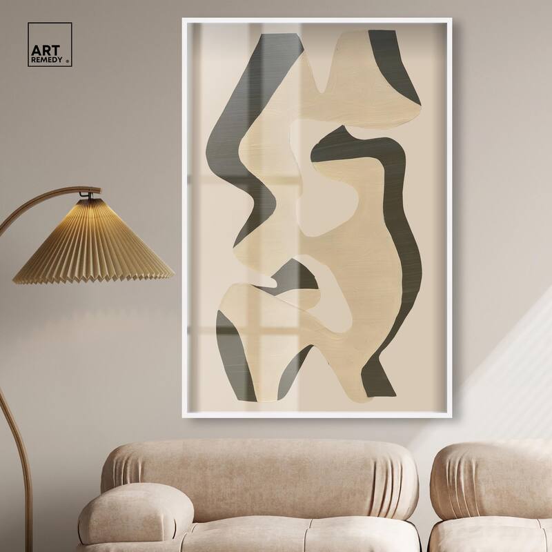 Shapes of Sage I Shadowbox by Art Remedy