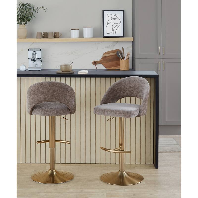 Renee Adjustable Barstool - Set of 2