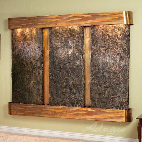 Deep Creek Falls Fountain - Rustic Copper - Rounded Edges - Choose Options