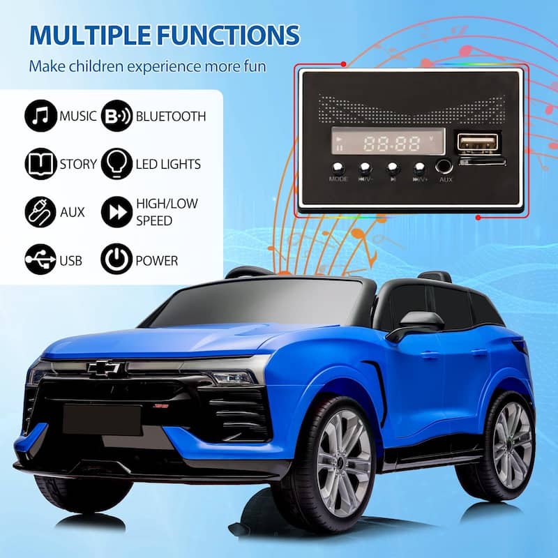 Baby Car 24V 2-Seater SUV Licensed Chevrolet Blazer Ride On Toy w/Parent Remote
