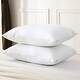 preview thumbnail 6 of 4, Waverly White Goose Feather and Down Blend Pillow, Set of 2