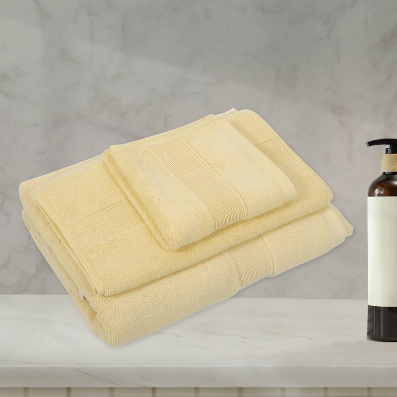 3 Pcs Cotton Bath Towel, Plain Soft Absorbent Cotton Bath Towel, 27.56"x55.12"