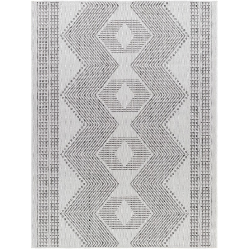 Livabliss Long Beach Outdoor Safe Boho Stripe Area Rug