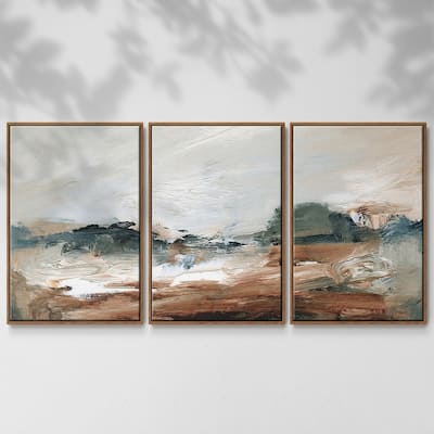 Lingering Light III - Multi Piece Framed Canvas