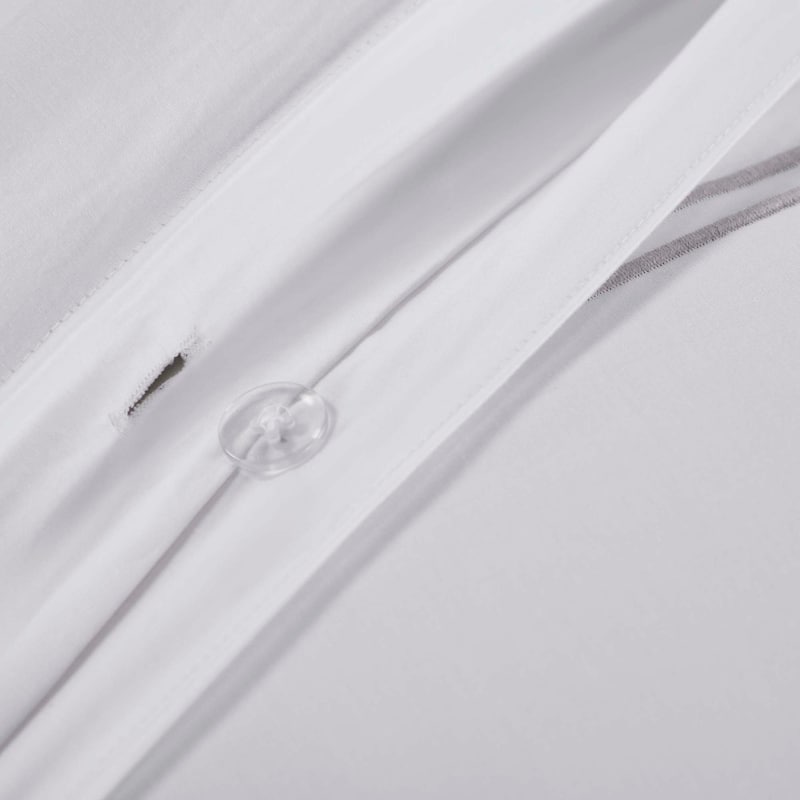 Superior Fieldstone Cotton Two-Line Embroidered Duvet Cover Set
