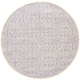 SAFAVIEH Handmade Cambridge Myrtis Modern Moroccan Wool Area Rug - 8' x 8' Round - Lavender/Ivory