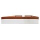 preview thumbnail 5 of 11, Roomfitters King Size Upholstered Daybed Frame with Fence and Stairs, (Brown+White)