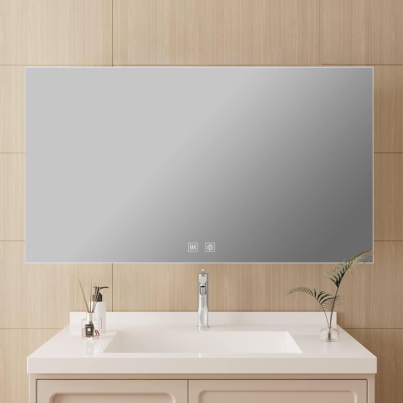 Vellum LED Bathroom Vanity Mirror - N/A