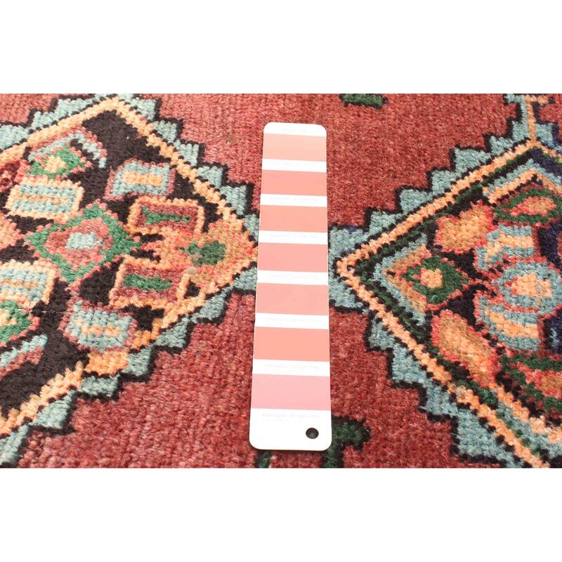 ECARPETGALLERY Hand-knotted Konya Anatolian Dark Red Wool Rug - 2'9 x 6'7