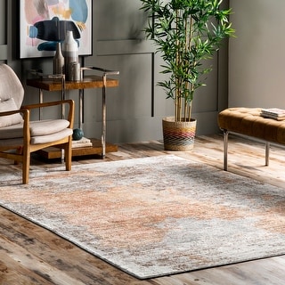 Nuloom Ryann Contemporary Faded Abstract Area Rug - Bed Bath & Beyond ...