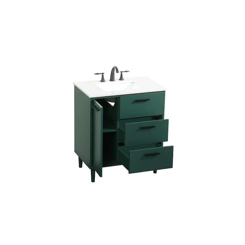 Space 24 - 30 Inch Single Bathroom Vanity
