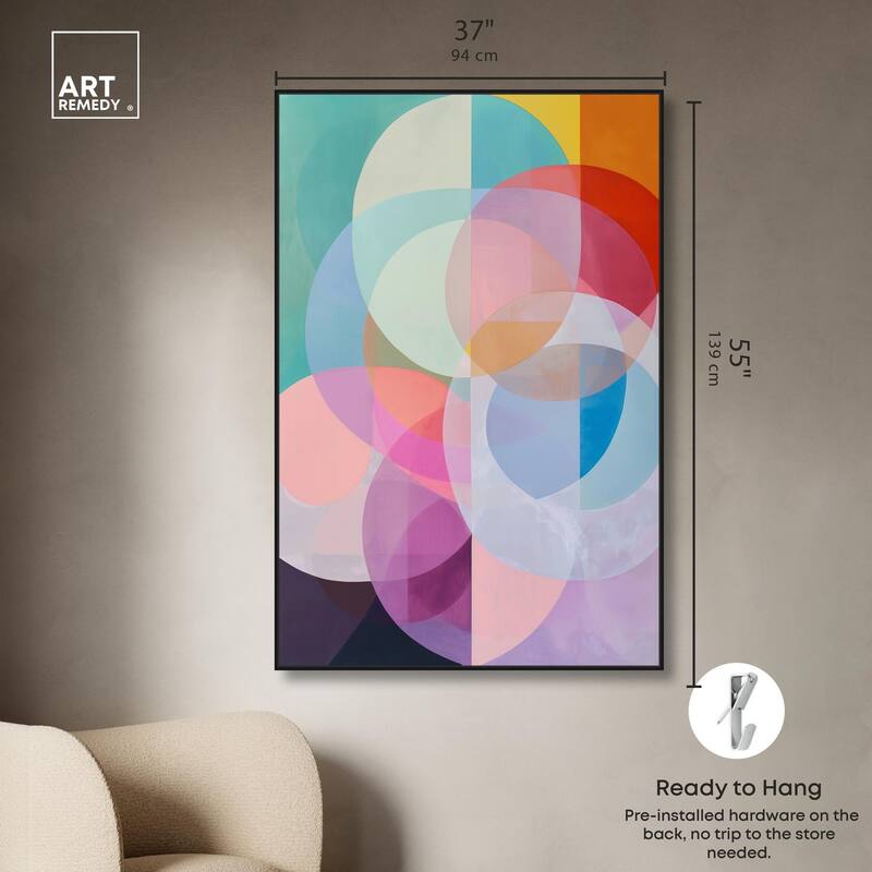 Oneiric Circles II Canvas by Art Remedy