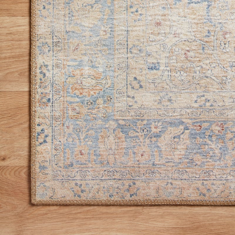 Alexander Home Victoria Shabby Chic Printed Vintage Area Rug