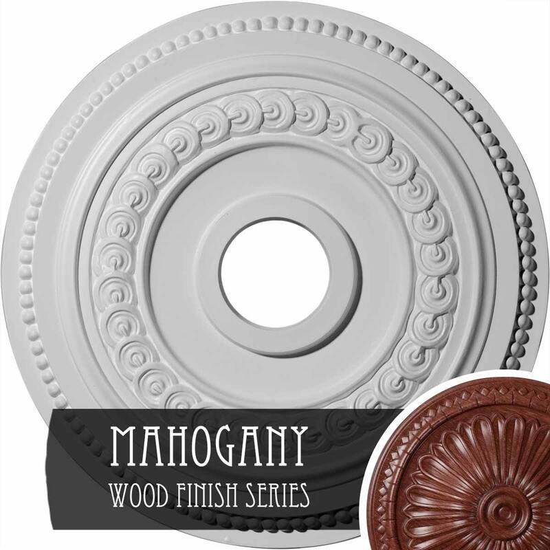 18"OD x 3 3/8"ID x 7/8"P Oldham Ceiling Medallion