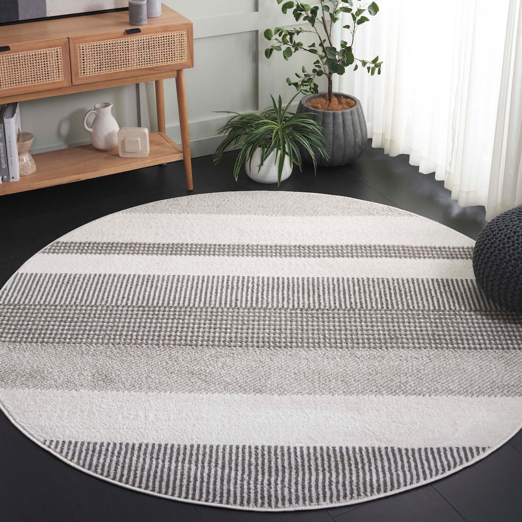SAFAVIEH Pyramid Nanie Modern Stripe Rug