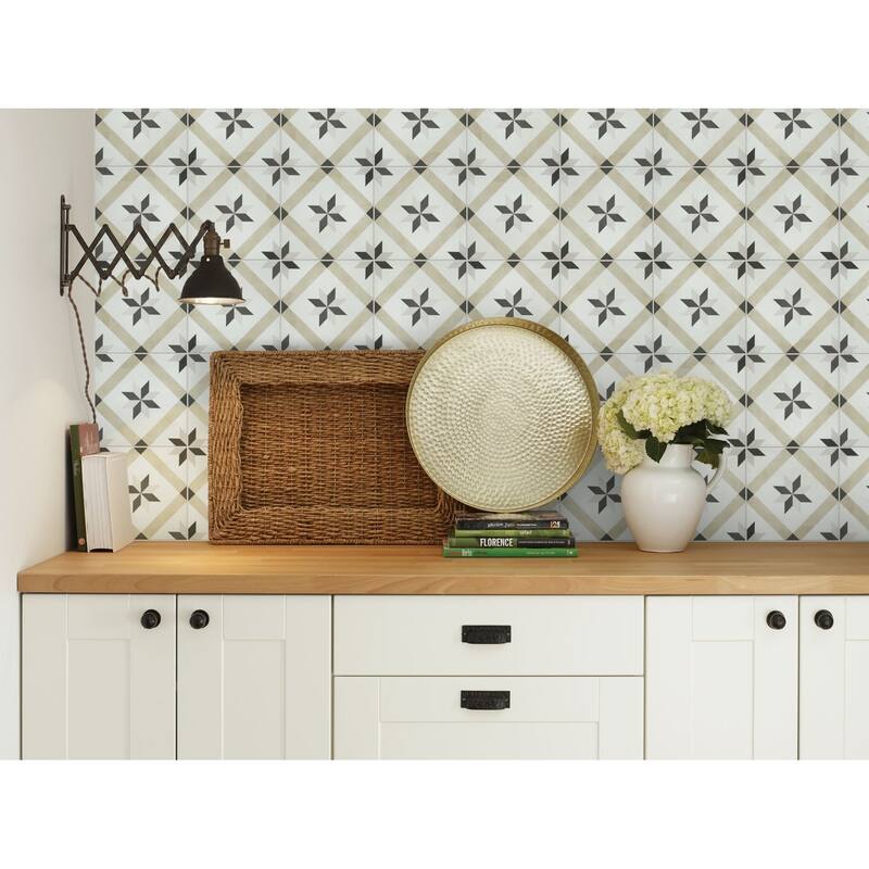 Shaw Revival Maria - 8" Square Floor and Wall Tile - Matte Visual -