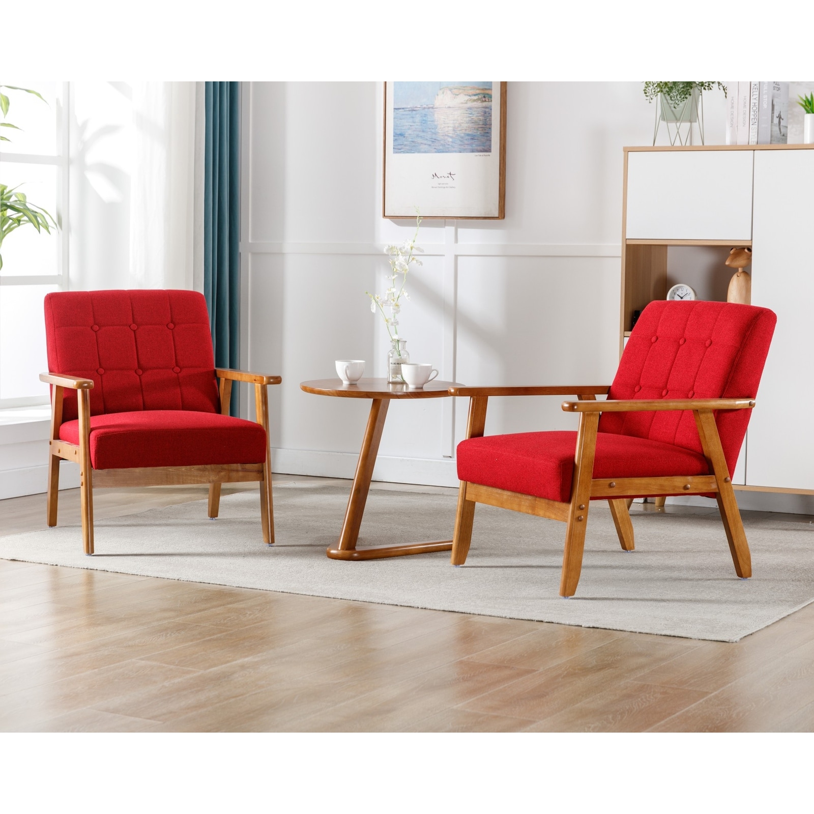 Two chair set for bedroom clearance