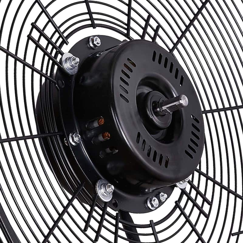 2 PCS 18 inch Manual 360-Degree Tilt Adjustment, 3-speed High Velocity Max. 4000 CFM Industrial Wall Fan for Indoor, Commercial