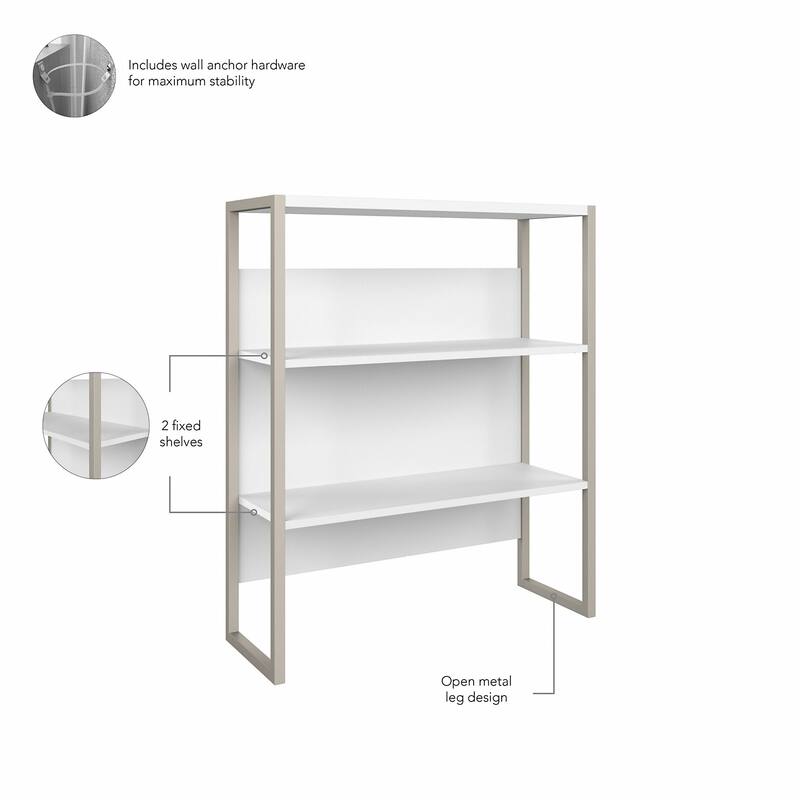 Hybrid Lateral File Cabinet with Shelves by Bush Business Furniture
