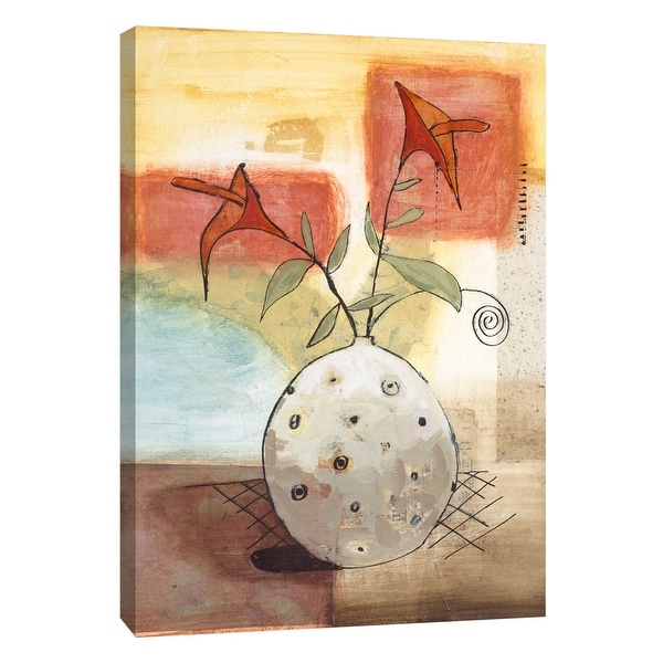 PTM Images 9-105316 PTM Canvas Collection 10" x 8" - "Set Simple 2" Giclee Flowers Art Print on Canvas