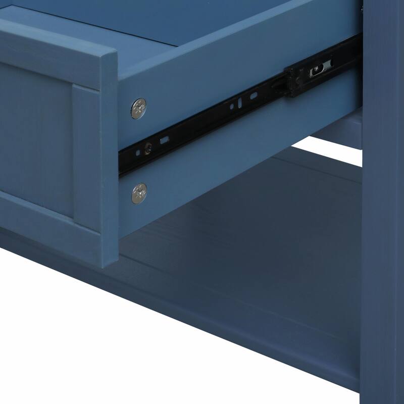 2-Drawer American Style Bedroom Side Table