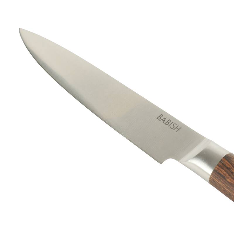 Babish High Carbon 1.4116 German Steel Full Tang 8-Inch Carving Knife - for Carving Meat, Turkey, Roast & BBQ