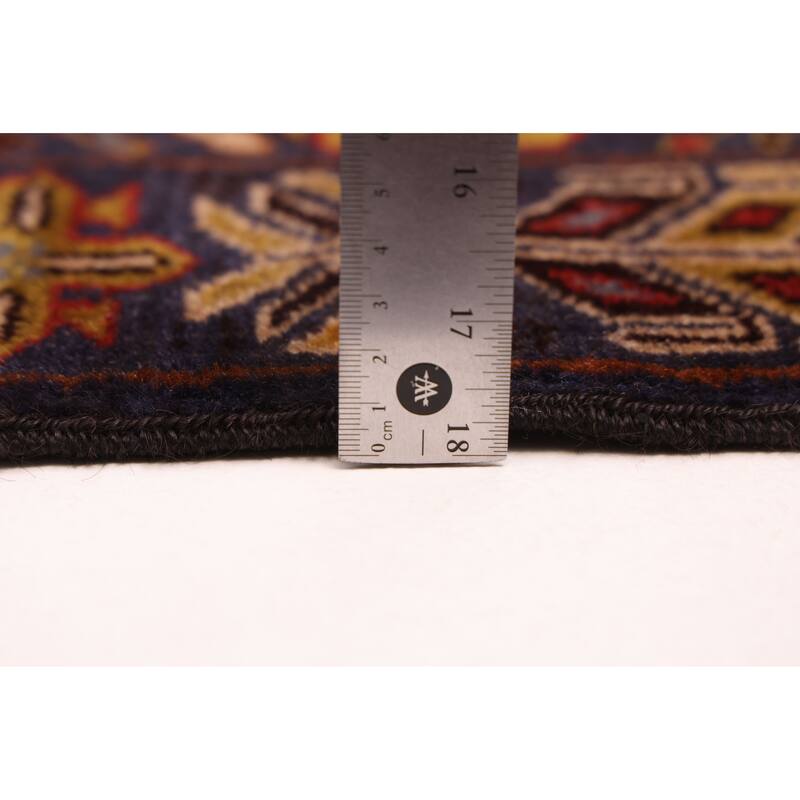 ECARPETGALLERY Hand-knotted Teimani Navy Wool Rug - 4'0 x 6'9