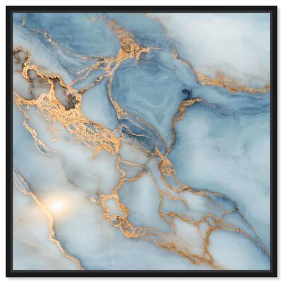 Azure Veins Canvas by Art Remedy