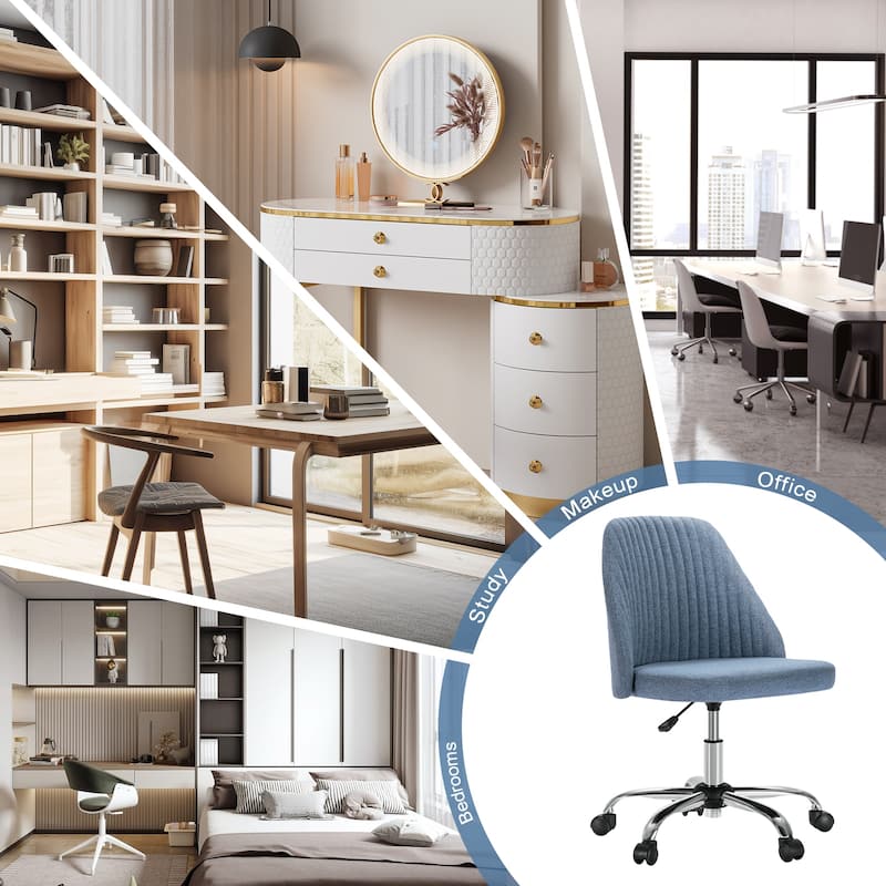 Adjustable Height Swivel Chair for Home Office