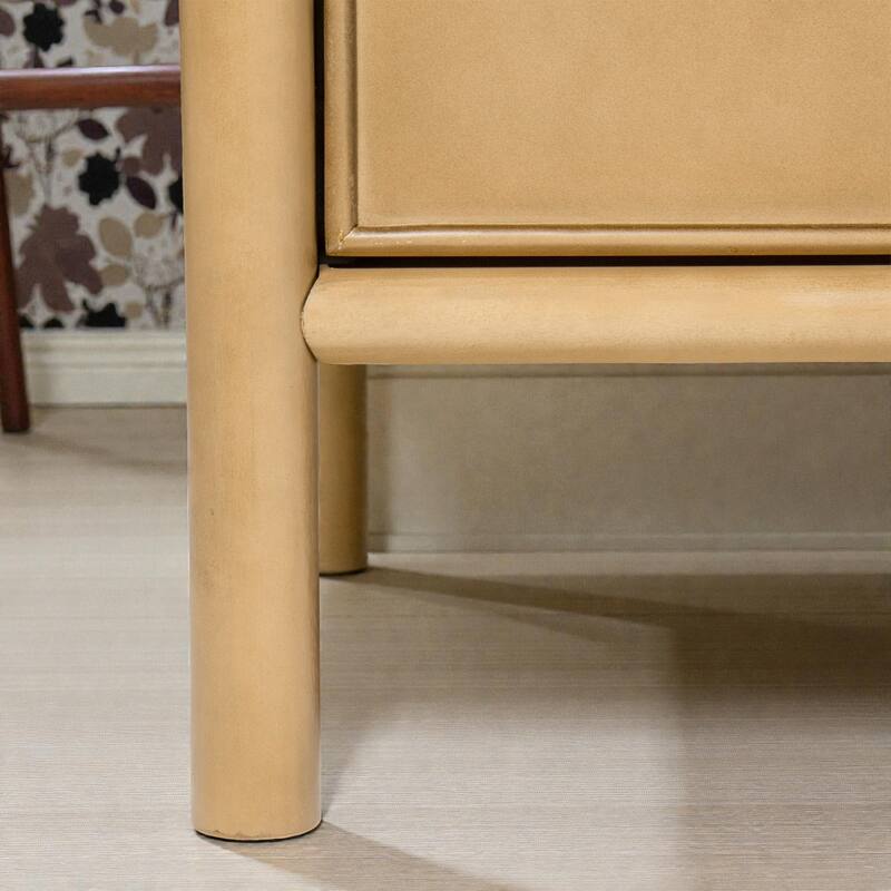 48'' Modern Storage Cabinet with 6 Drawers, Large Entryway Sideboard for Living Room or Dining Room, Solid & Manufactured Wood