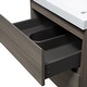 preview thumbnail 96 of 169, CASAINC Floating Bathroom Vanity with Resin Top Basin and Soft Closing Drawers