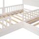 preview thumbnail 22 of 29, Nestfair Twin Size House Bed with Fence and Slatted Frame